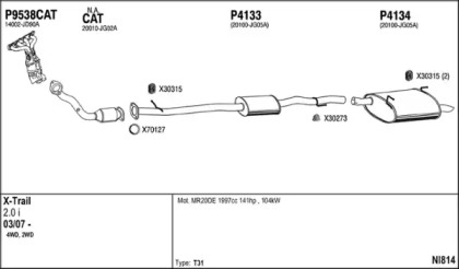 Глушитель FENNO NI814