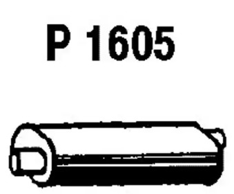 Амортизатор FENNO P1605