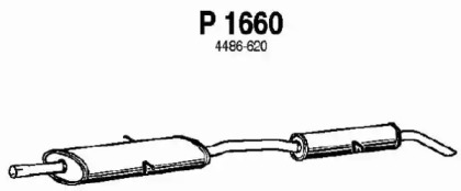 Амортизатор FENNO P1660