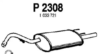 Амортизатор FENNO P2308