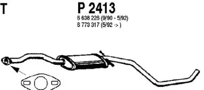 Амортизатор FENNO P2413