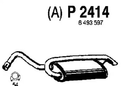 Амортизатор FENNO P2414