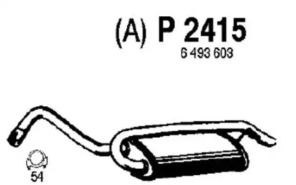 Амортизатор FENNO P2415