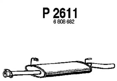 Амортизатор FENNO P2611