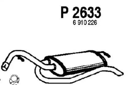 Амортизатор FENNO P2633