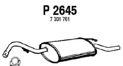 Амортизатор FENNO P2645