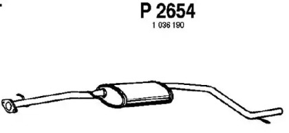 Амортизатор FENNO P2654