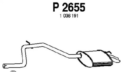 Амортизатор FENNO P2655