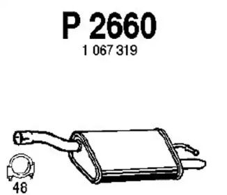 Амортизатор FENNO P2660