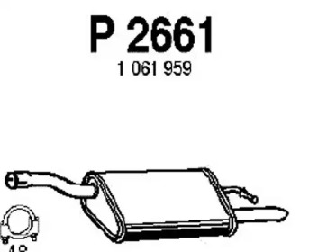 Амортизатор FENNO P2661