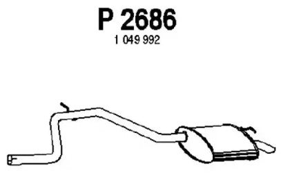 Амортизатор FENNO P2686