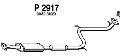 Амортизатор FENNO P2917