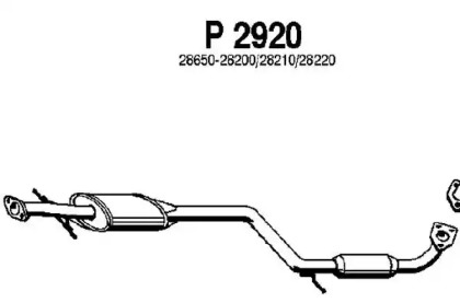 Амортизатор FENNO P2920