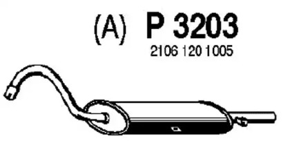 Амортизатор FENNO P3203