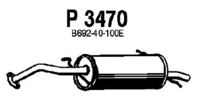 Амортизатор FENNO P3470