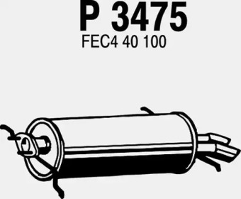 Амортизатор FENNO P3475