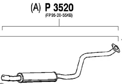 Амортизатор FENNO P3520