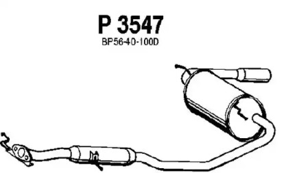 Амортизатор FENNO P3547