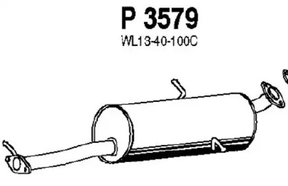 Амортизатор FENNO P3579