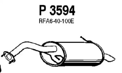 Амортизатор FENNO P3594