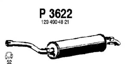 Амортизатор FENNO P3622