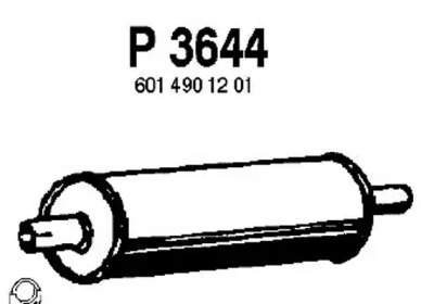 Амортизатор FENNO P3644