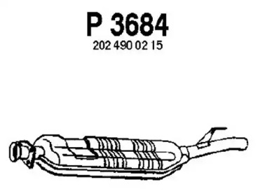 Амортизатор FENNO P3684