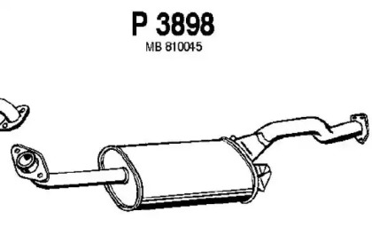 Амортизатор FENNO P3898