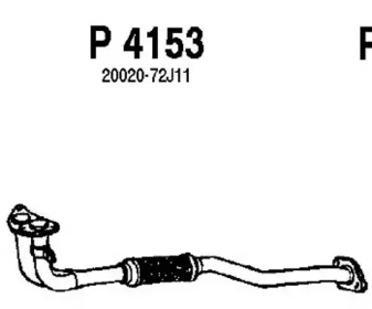 Трубка FENNO P4153