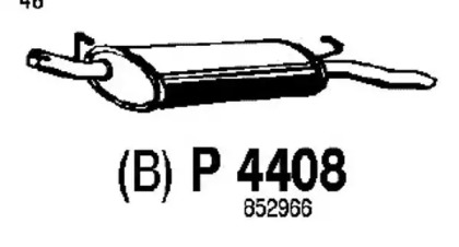 Амортизатор FENNO P4408