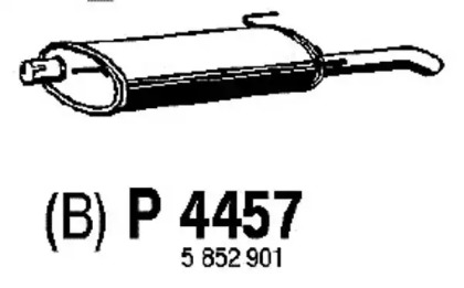 Амортизатор FENNO P4457