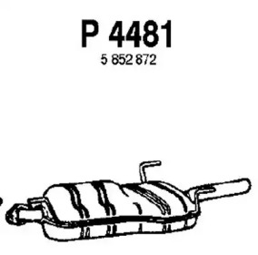 Амортизатор FENNO P4481