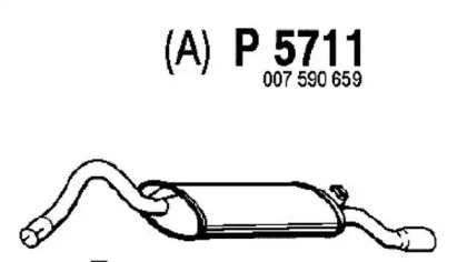 Амортизатор FENNO P5711