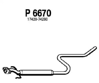 Амортизатор FENNO P6670