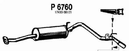 Амортизатор FENNO P6760