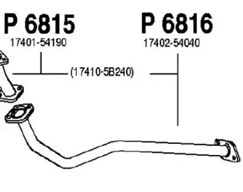 Трубка FENNO P6816