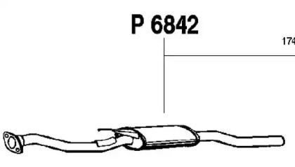 Амортизатор FENNO P6842