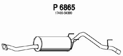 Амортизатор FENNO P6865