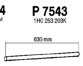 Трубка FENNO P7543