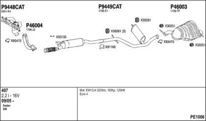 Глушитель FENNO PE1006