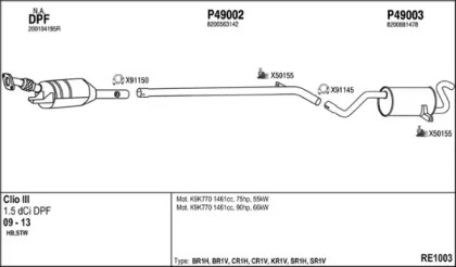 Глушитель FENNO RE1003