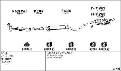 Глушитель FENNO SA403