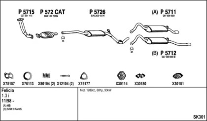 Глушитель FENNO SK301