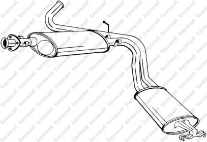 Амортизатор BOSAL 283-939