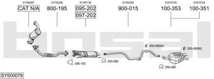 Глушитель BOSAL SYS00079