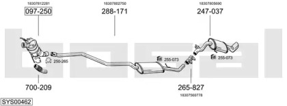 Глушитель BOSAL SYS00462