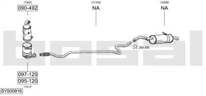 Глушитель BOSAL SYS00916