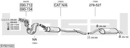 Глушитель BOSAL SYS01022