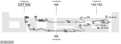 Глушитель BOSAL SYS01479