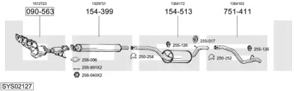 Глушитель BOSAL SYS02127